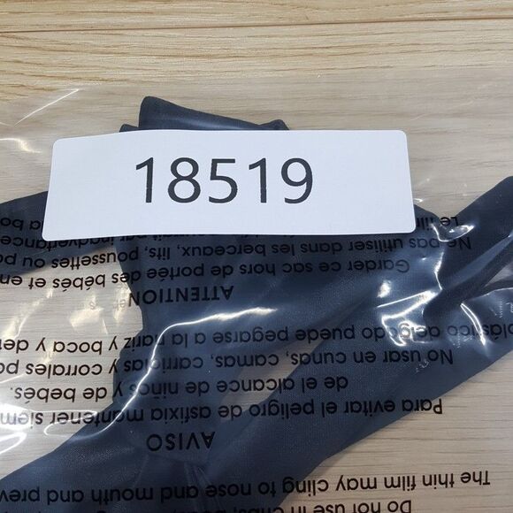 ALFANI Mens Bow Tie Solid Black Satin Pre-Tied - Picture 4 of 4